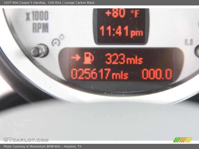 Chili Red / Lounge Carbon Black 2007 Mini Cooper S Hardtop