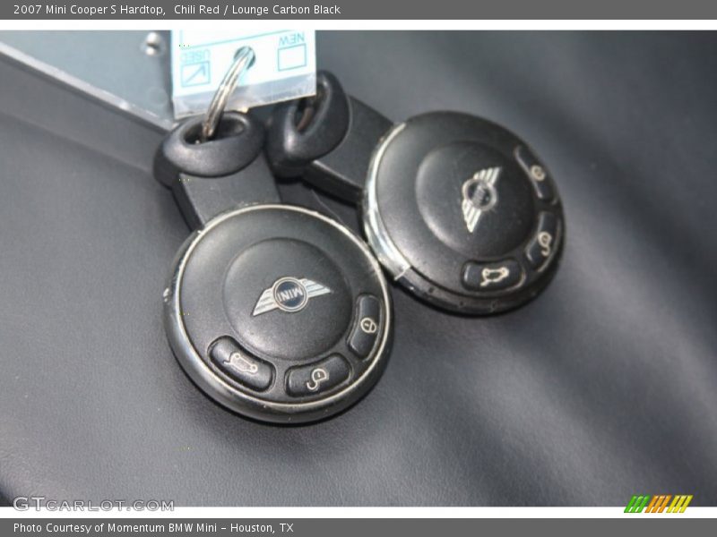 Chili Red / Lounge Carbon Black 2007 Mini Cooper S Hardtop