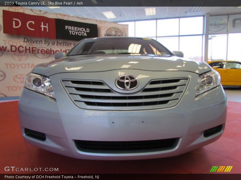 Sky Blue Pearl / Ash 2009 Toyota Camry LE