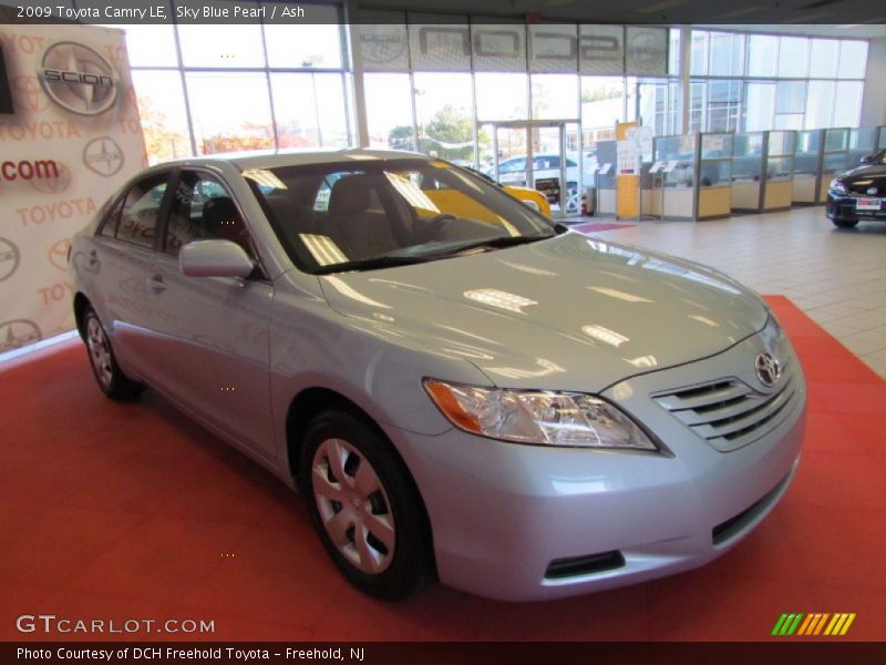 Sky Blue Pearl / Ash 2009 Toyota Camry LE
