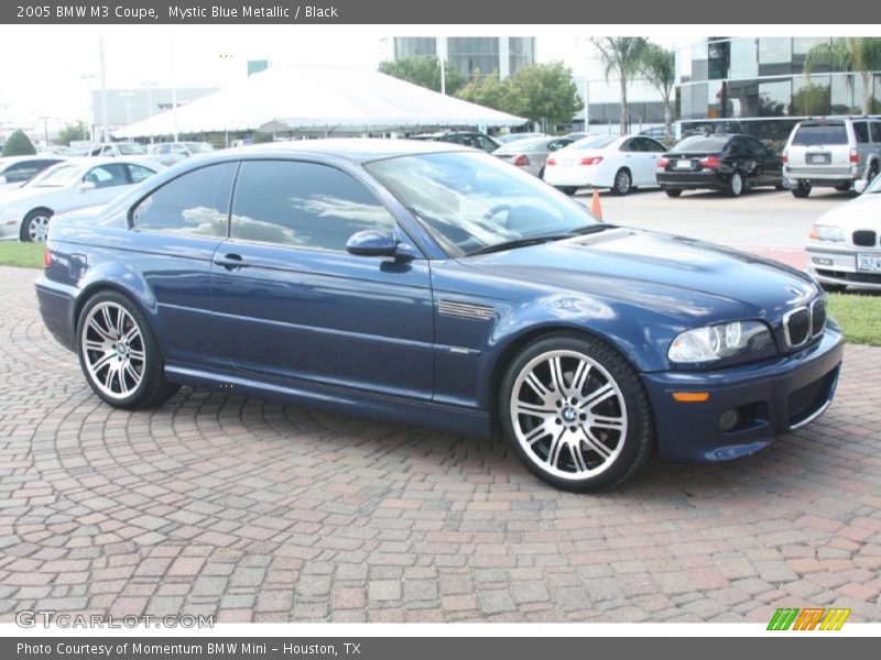 Mystic Blue Metallic / Black 2005 BMW M3 Coupe
