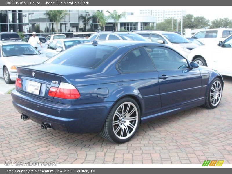 Mystic Blue Metallic / Black 2005 BMW M3 Coupe