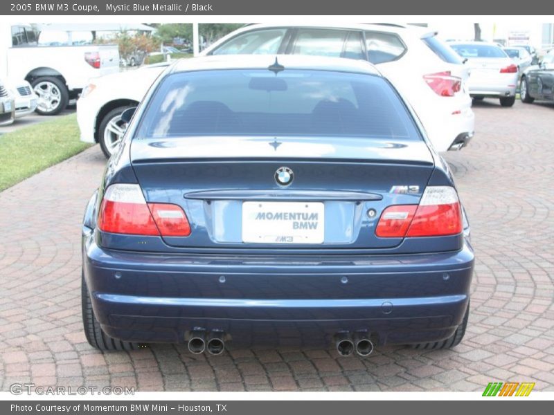 Mystic Blue Metallic / Black 2005 BMW M3 Coupe