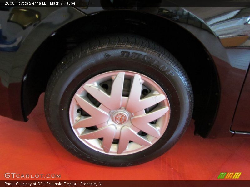 Black / Taupe 2008 Toyota Sienna LE