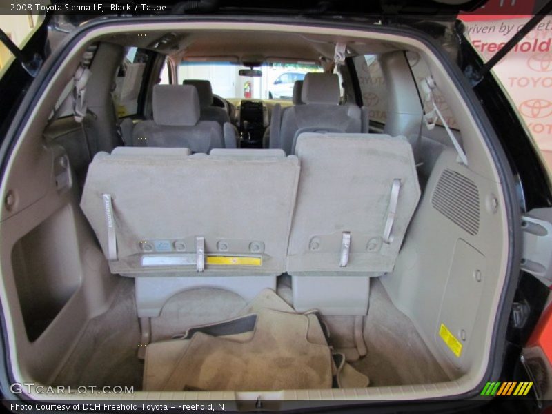 Black / Taupe 2008 Toyota Sienna LE