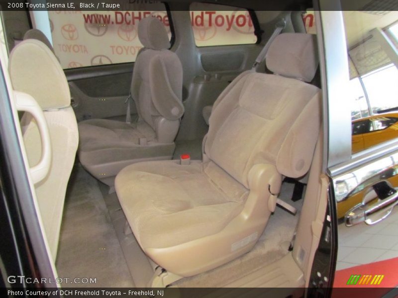 Black / Taupe 2008 Toyota Sienna LE