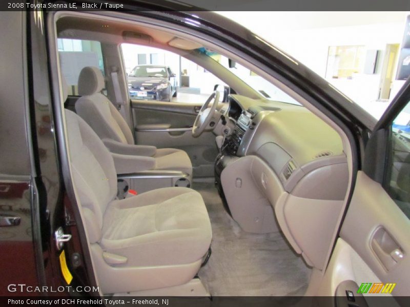 Black / Taupe 2008 Toyota Sienna LE