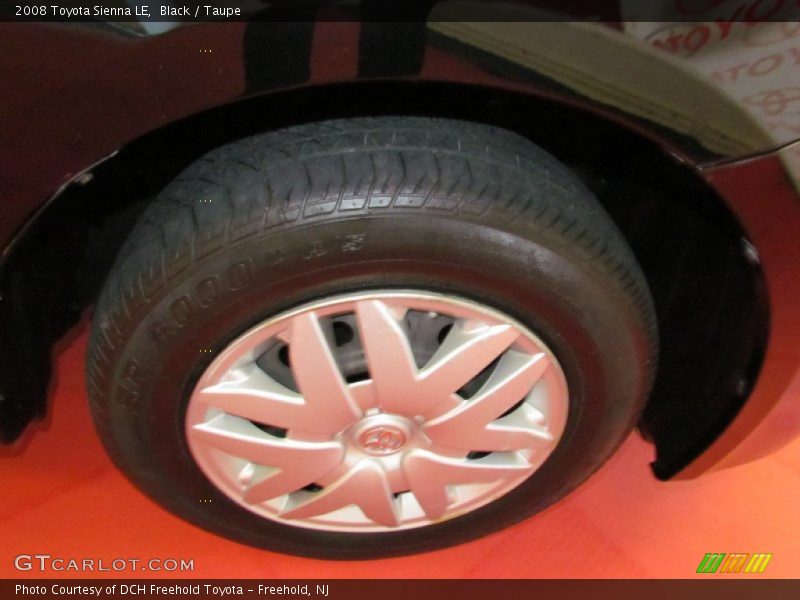 Black / Taupe 2008 Toyota Sienna LE
