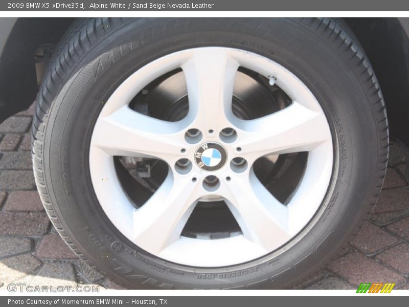 Alpine White / Sand Beige Nevada Leather 2009 BMW X5 xDrive35d