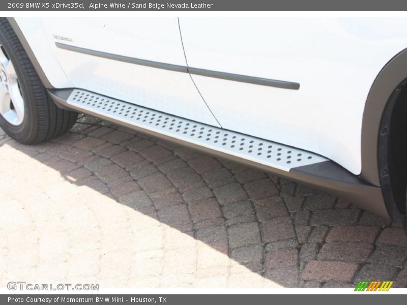 Alpine White / Sand Beige Nevada Leather 2009 BMW X5 xDrive35d
