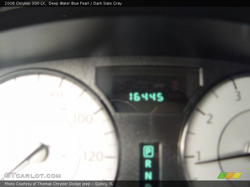 Deep Water Blue Pearl / Dark Slate Gray 2008 Chrysler 300 LX