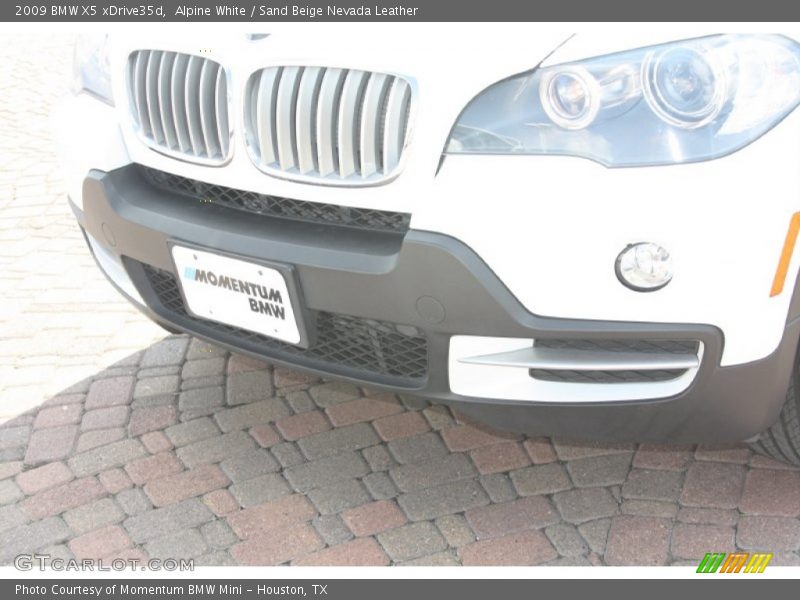 Alpine White / Sand Beige Nevada Leather 2009 BMW X5 xDrive35d