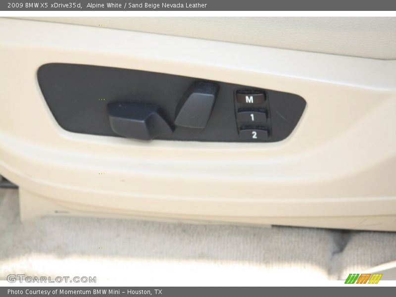 Alpine White / Sand Beige Nevada Leather 2009 BMW X5 xDrive35d