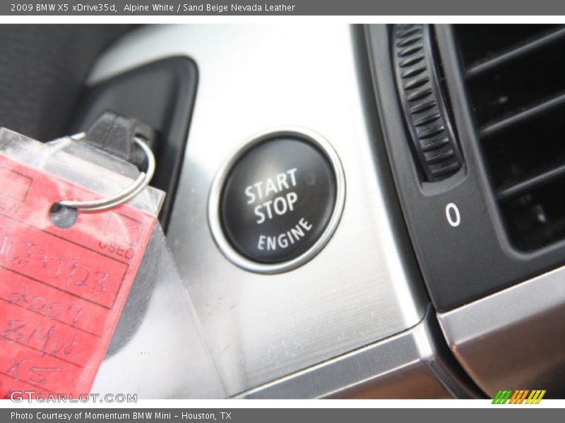 Alpine White / Sand Beige Nevada Leather 2009 BMW X5 xDrive35d
