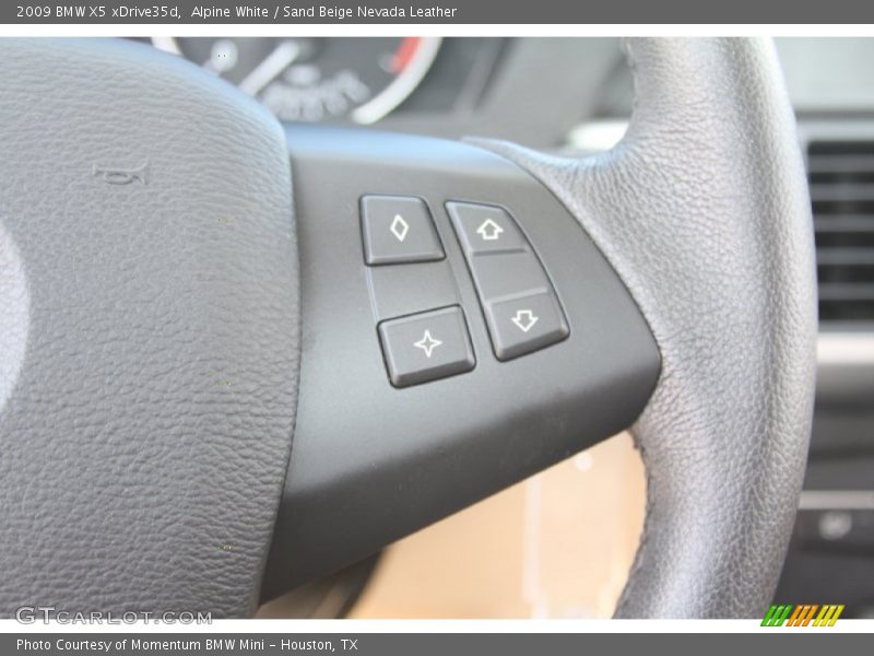 Alpine White / Sand Beige Nevada Leather 2009 BMW X5 xDrive35d