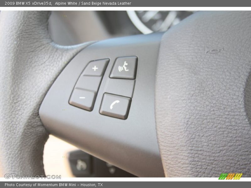 Alpine White / Sand Beige Nevada Leather 2009 BMW X5 xDrive35d