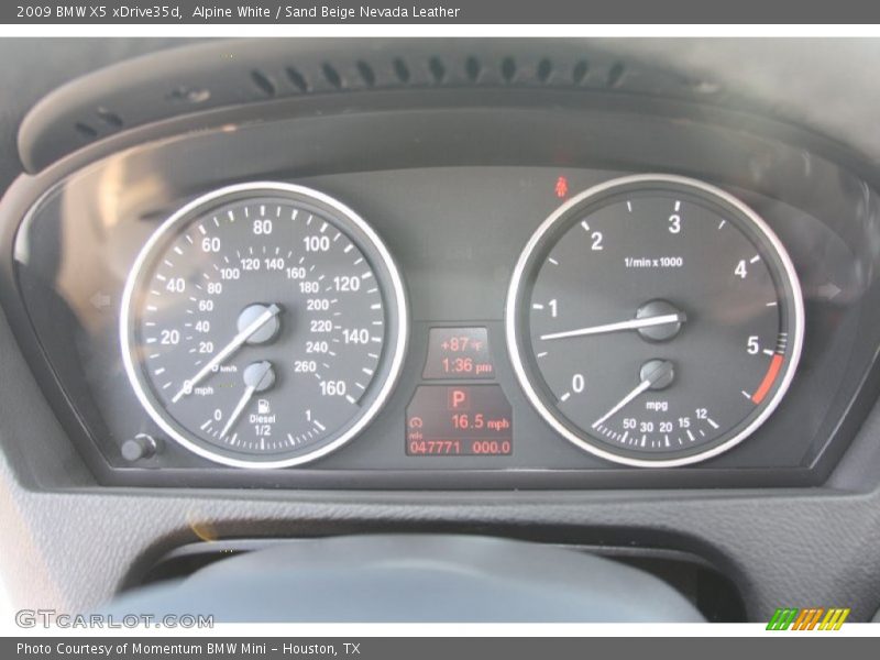 Alpine White / Sand Beige Nevada Leather 2009 BMW X5 xDrive35d