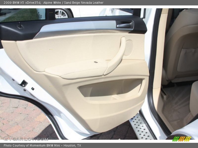 Alpine White / Sand Beige Nevada Leather 2009 BMW X5 xDrive35d
