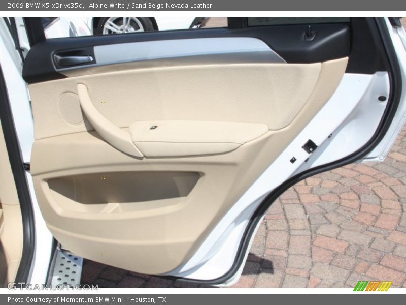 Alpine White / Sand Beige Nevada Leather 2009 BMW X5 xDrive35d