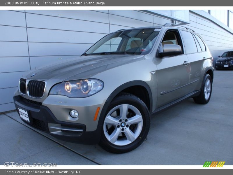 Platinum Bronze Metallic / Sand Beige 2008 BMW X5 3.0si