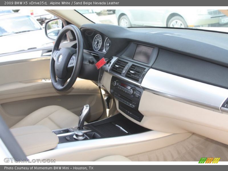 Alpine White / Sand Beige Nevada Leather 2009 BMW X5 xDrive35d