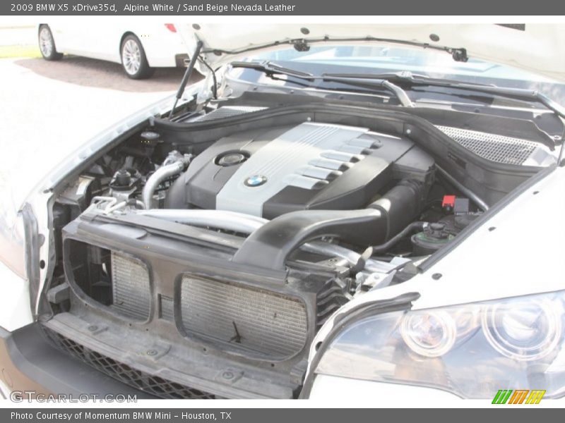 Alpine White / Sand Beige Nevada Leather 2009 BMW X5 xDrive35d
