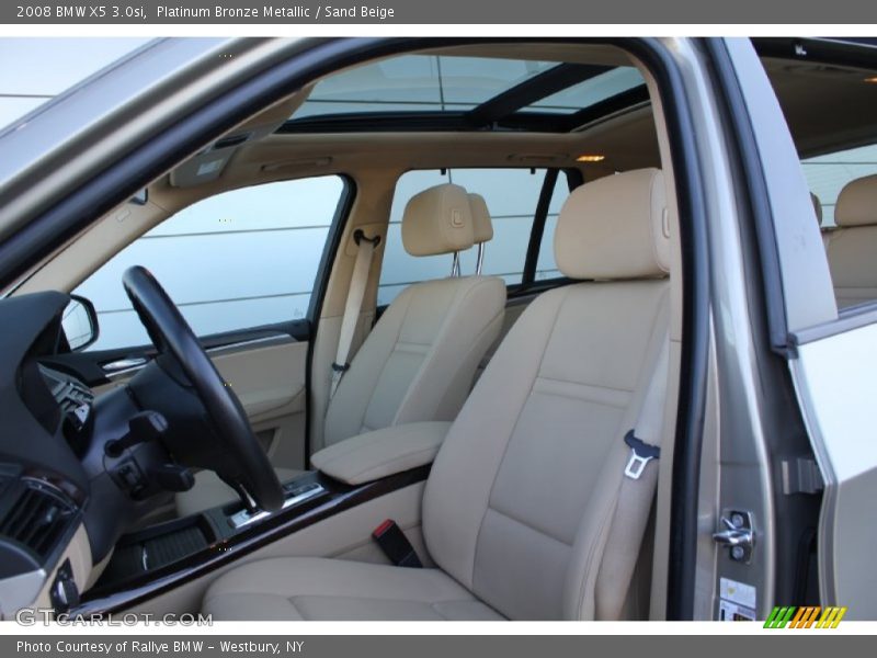 Platinum Bronze Metallic / Sand Beige 2008 BMW X5 3.0si