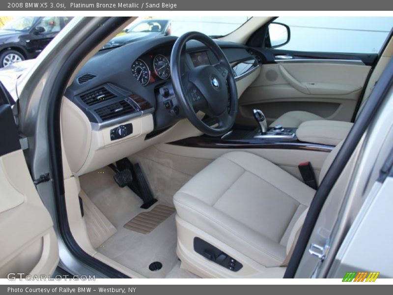 Platinum Bronze Metallic / Sand Beige 2008 BMW X5 3.0si
