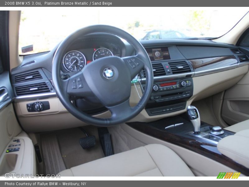 Platinum Bronze Metallic / Sand Beige 2008 BMW X5 3.0si