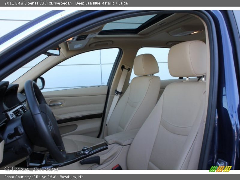 Deep Sea Blue Metallic / Beige 2011 BMW 3 Series 335i xDrive Sedan