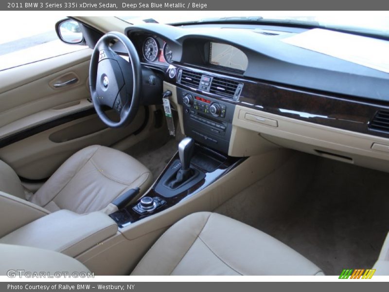 Deep Sea Blue Metallic / Beige 2011 BMW 3 Series 335i xDrive Sedan