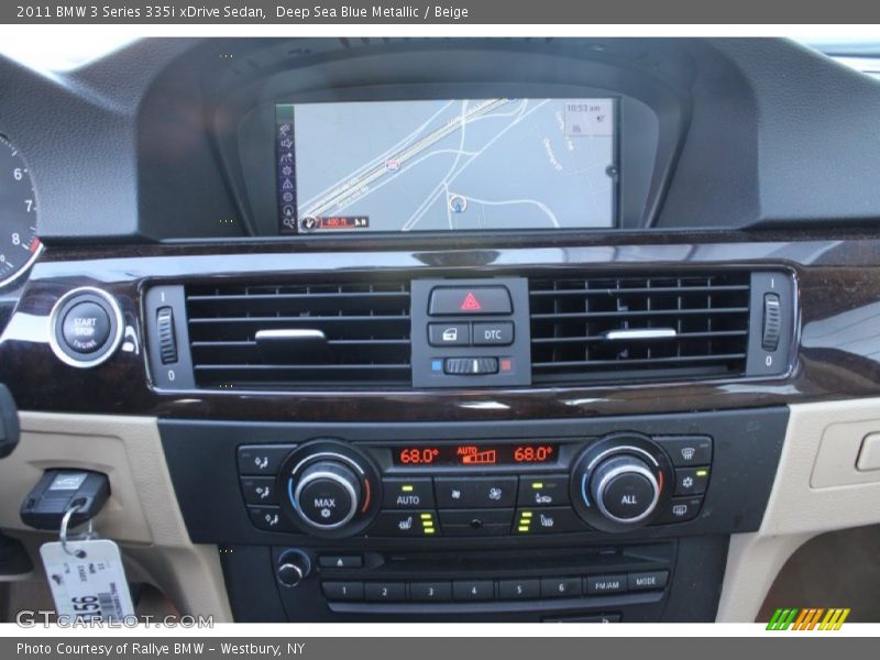 Deep Sea Blue Metallic / Beige 2011 BMW 3 Series 335i xDrive Sedan