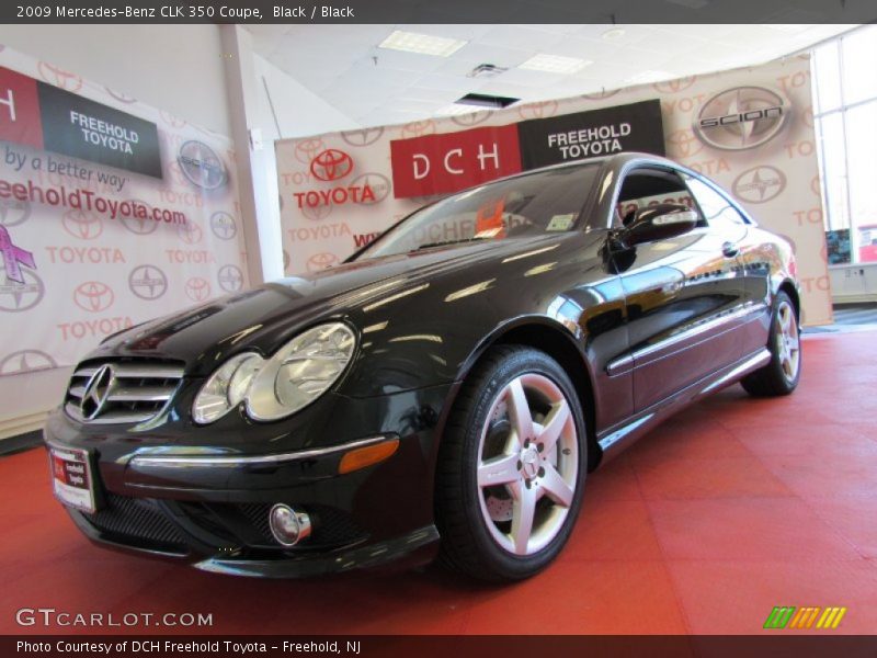Black / Black 2009 Mercedes-Benz CLK 350 Coupe