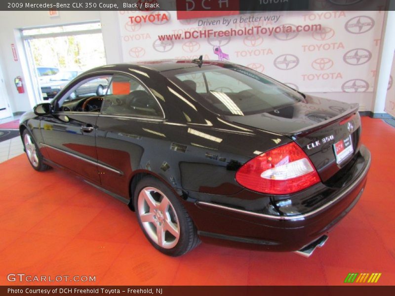 Black / Black 2009 Mercedes-Benz CLK 350 Coupe