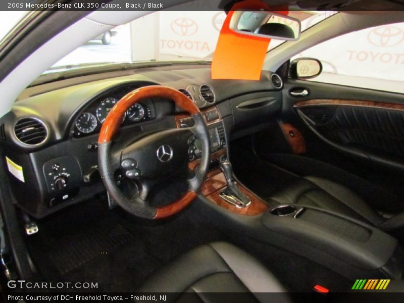 Black / Black 2009 Mercedes-Benz CLK 350 Coupe