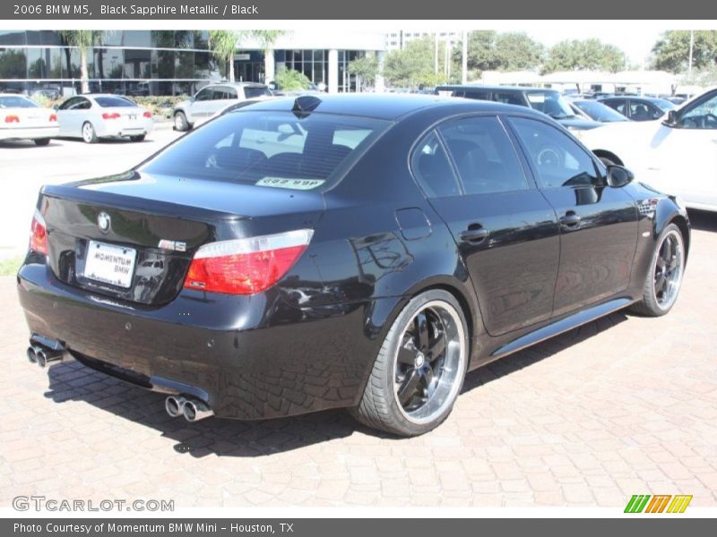 Black Sapphire Metallic / Black 2006 BMW M5
