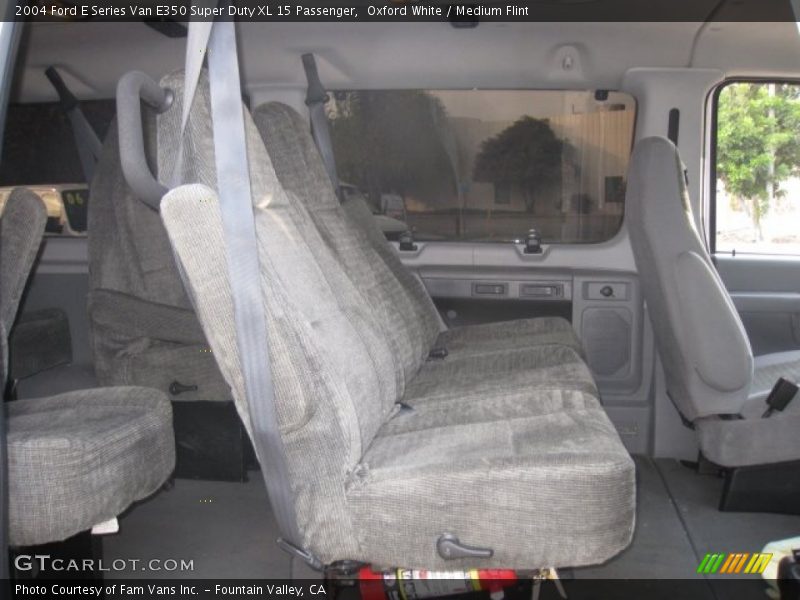 Oxford White / Medium Flint 2004 Ford E Series Van E350 Super Duty XL 15 Passenger