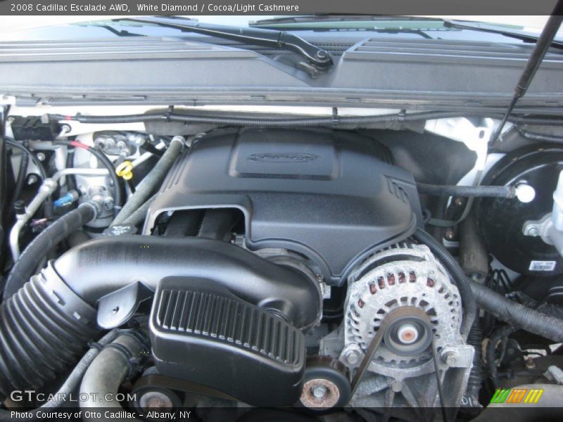 White Diamond / Cocoa/Light Cashmere 2008 Cadillac Escalade AWD