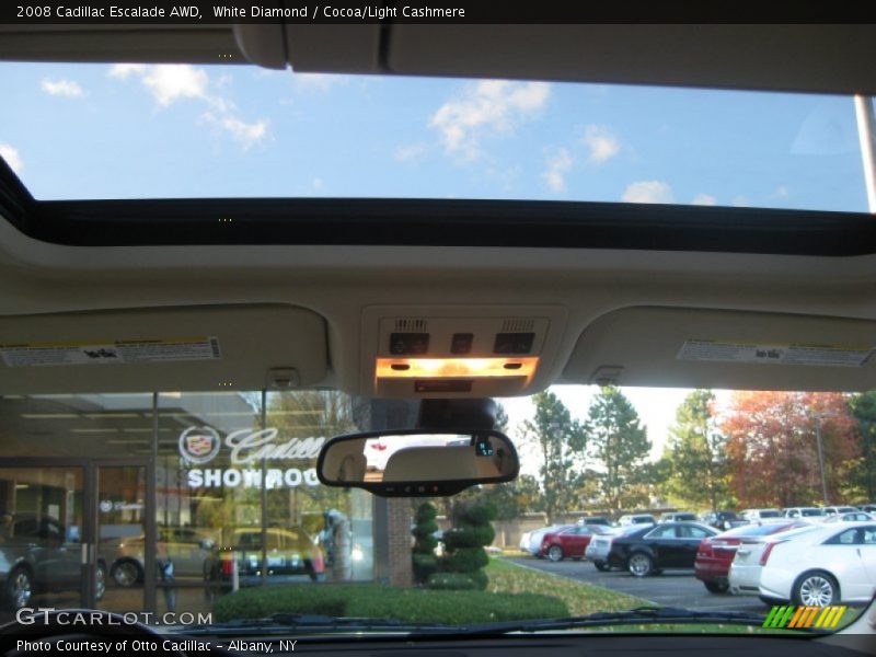 White Diamond / Cocoa/Light Cashmere 2008 Cadillac Escalade AWD