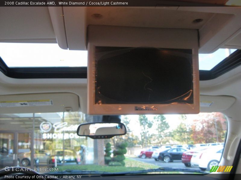 White Diamond / Cocoa/Light Cashmere 2008 Cadillac Escalade AWD