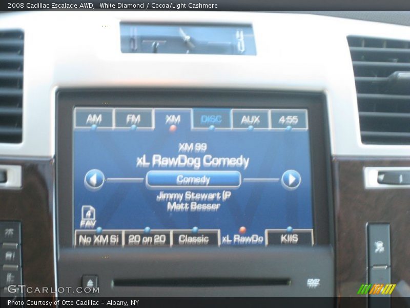 White Diamond / Cocoa/Light Cashmere 2008 Cadillac Escalade AWD