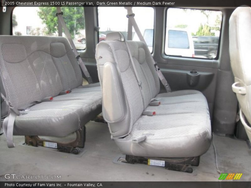 Dark Green Metallic / Medium Dark Pewter 2005 Chevrolet Express 1500 LS Passenger Van