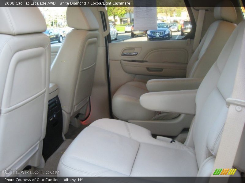 White Diamond / Cocoa/Light Cashmere 2008 Cadillac Escalade AWD