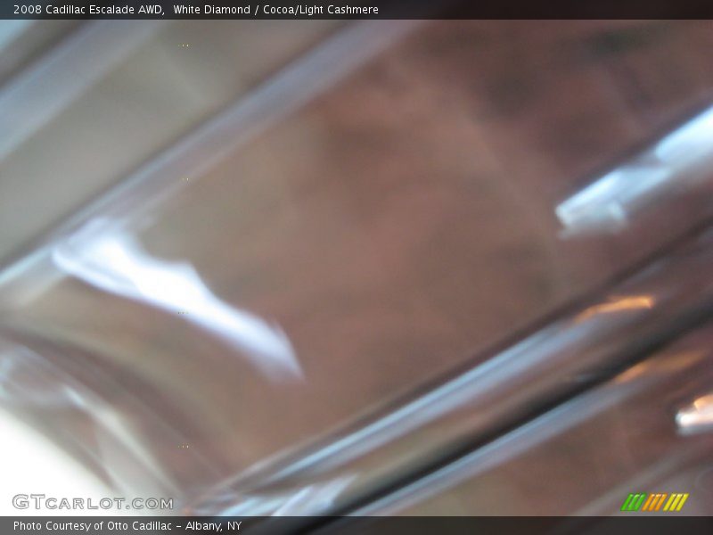 White Diamond / Cocoa/Light Cashmere 2008 Cadillac Escalade AWD