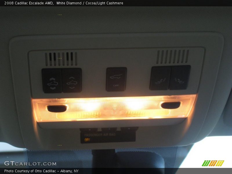 White Diamond / Cocoa/Light Cashmere 2008 Cadillac Escalade AWD