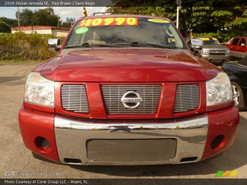 Red Brawn / Sand Beige 2006 Nissan Armada SE