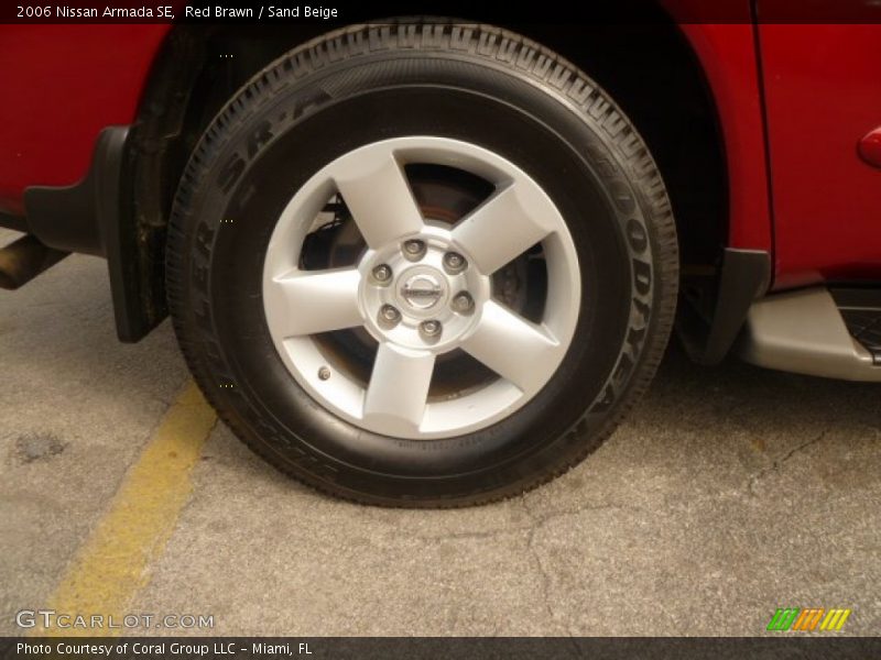 Red Brawn / Sand Beige 2006 Nissan Armada SE