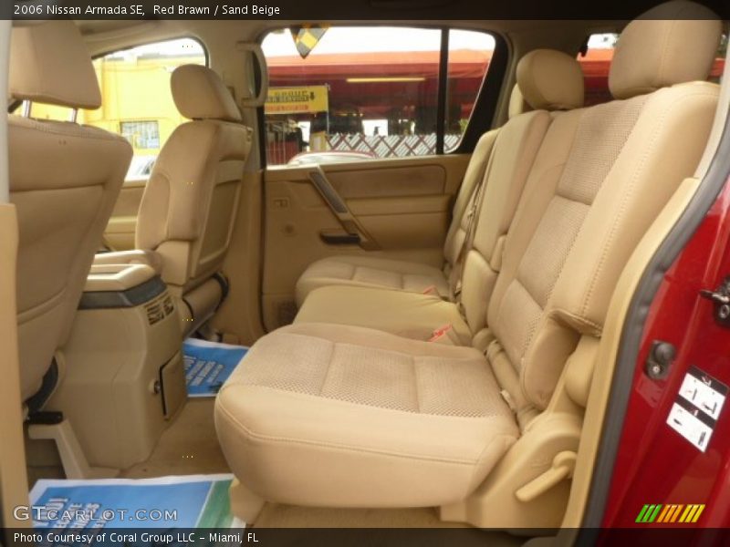 Red Brawn / Sand Beige 2006 Nissan Armada SE