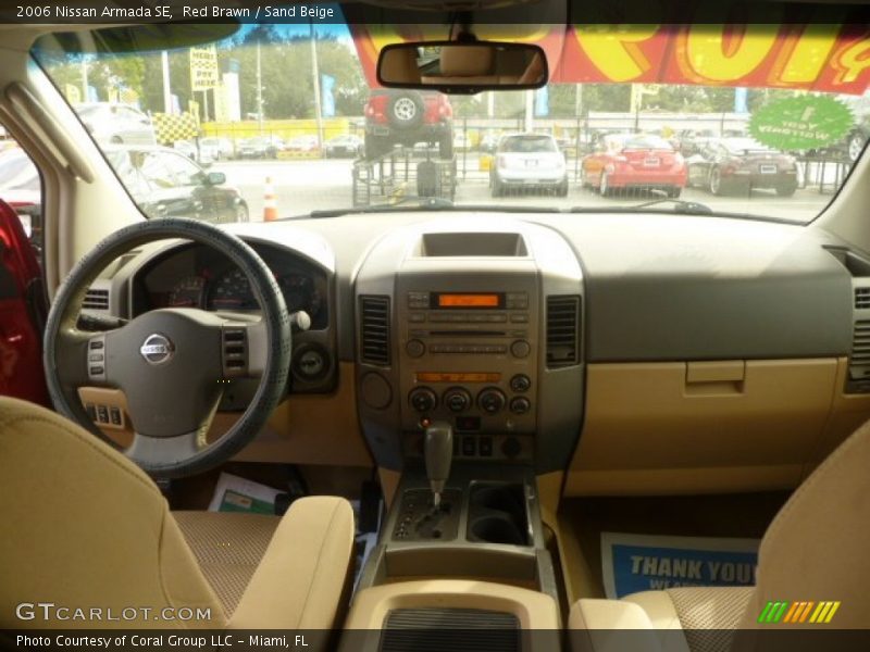 Red Brawn / Sand Beige 2006 Nissan Armada SE
