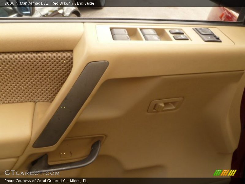 Red Brawn / Sand Beige 2006 Nissan Armada SE